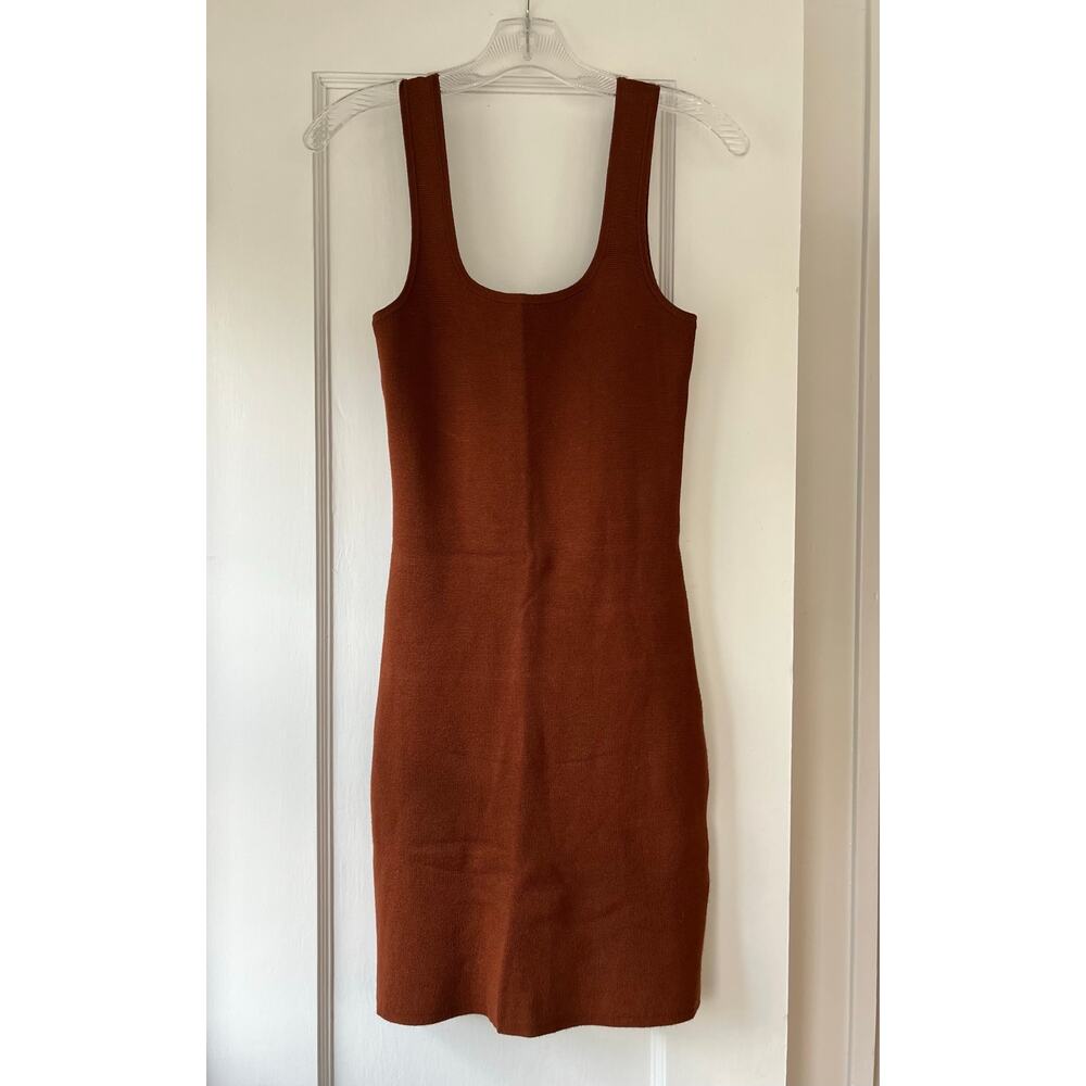 Abercrombie & Fitch 90s Ribbed Mini Sweater Dress